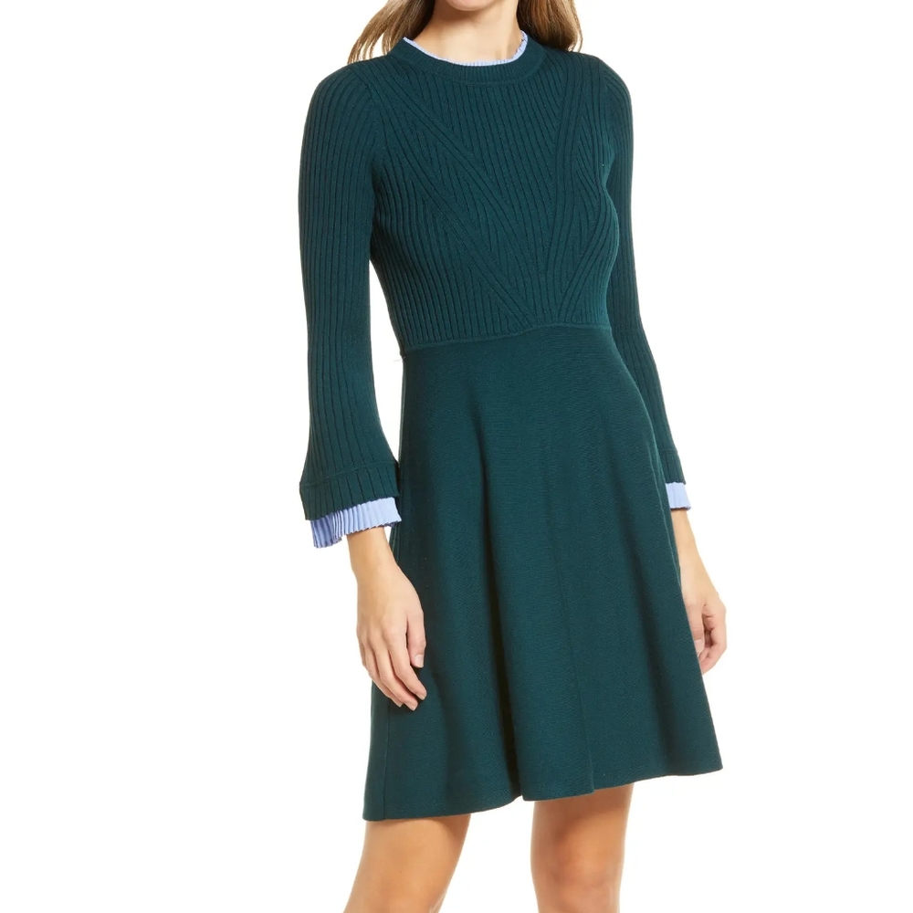 Nordstrom 1901 Fit and Flare Sweater Dress